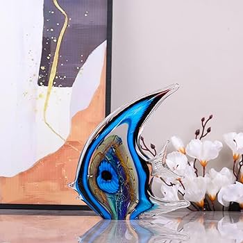 ガラスクリスタル製アートフィッシュ｜色彩と造形美が織りなす至高のインテリア彫像 ガラスクリスタル製アートフィッシュ｜色彩と造形美が織りなす